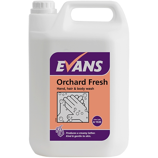 Picture of A153EEV2 Evans Orchard Fresh Refreshing Hand, Hair & Body Wash 5 Litre