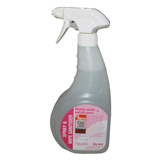 Picture of T115 Dyma Spray & Wipe 750ml- Taint & Odour Free