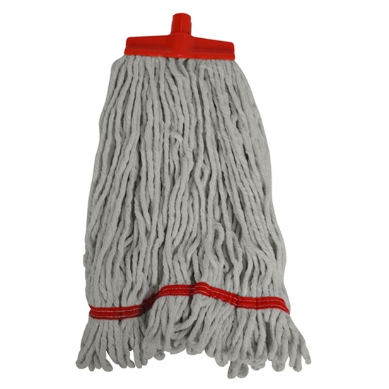 Picture of SYR Kentucky Cotton Changer Looped Stay-Flat Mop head 341g (12oz) Red