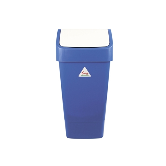 Picture of LUCY 50 LITRE BLUE SWING BIN COMPLETE