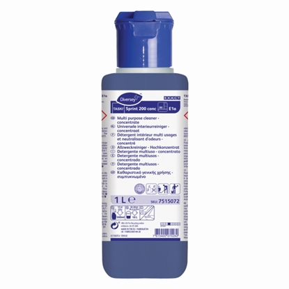 Picture of TASKI Sprint 200 NC Concentrated Hard Surface Cleaner 1 Litre (Blue)