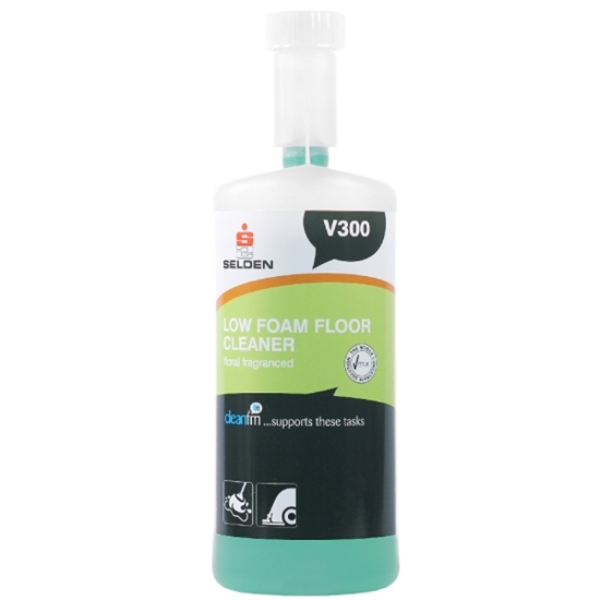 Picture of V300 CONCENTRATED LOW FOAMING FLOOR CLEANER 1 LITRE- CASE OF 6