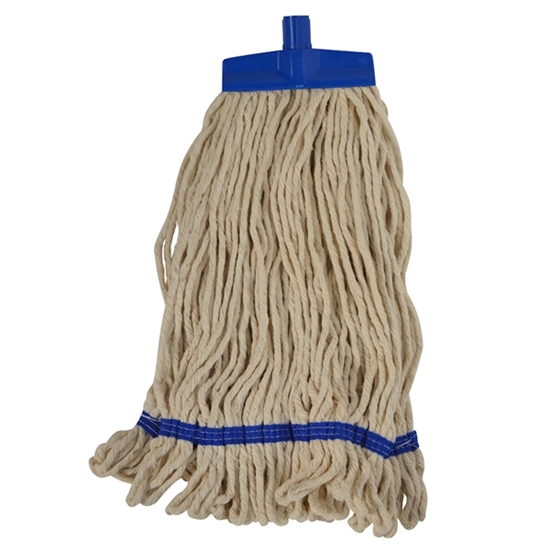 Picture of Changer Stayflat Looped 455g (16oz) Mop Head- Blue