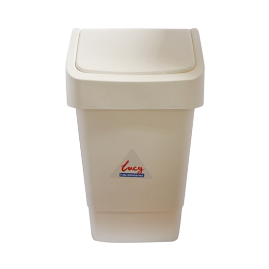 Picture of 9 LITRE SWING TOP BIN WHITE