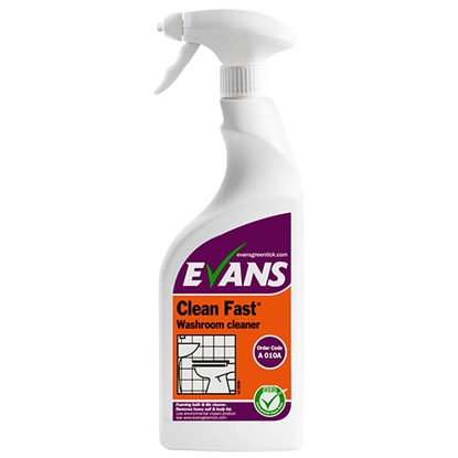 Picture of evans Clean Fast Heavy Duty Washroom Cleaner Descaler 750ml