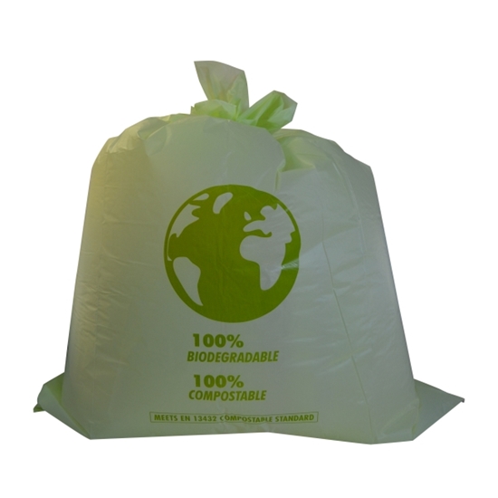 Picture of 90 Litre Compostable Swing Bin Liner - 10 Rolls x 20 Bags