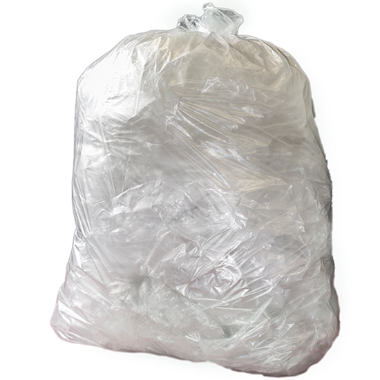 Picture of GR0102 MD CLEAR REFUSE SACK [200] 406 X 635 X 965