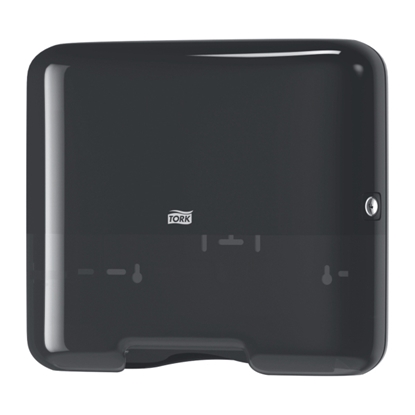 Picture of Tork H3 553108 Singlefold Mini Hand Towel Dispenser Black