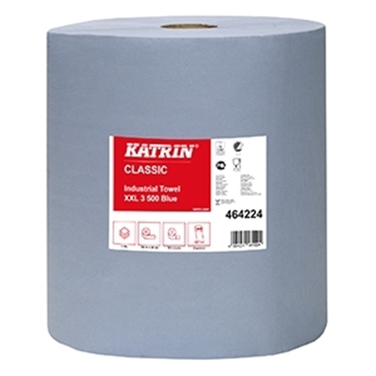 Picture of Katrin 464224  Classic Industrial Towel XXL3 Blue 500 Laminated