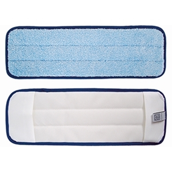 Picture of Blue Microfibre Flat Mop 43cm