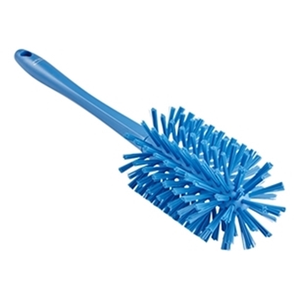 Picture of Vikan Pipe Brush with Handle Medium-Hard Bristles 90MM BLUE