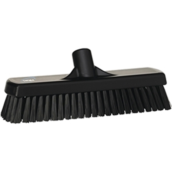 Picture of Vikan Wall-Floor Washing Brush Hard Bristles 305MM BLACK