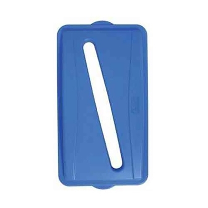 Picture of Wall Hugger Recycle Lid Blue- Slot for Paper