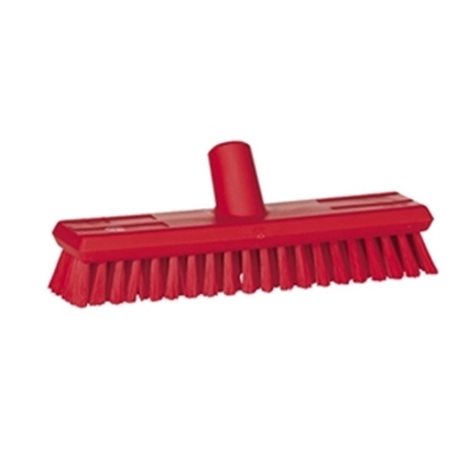 Picture of 270mm Red Medium Deck Scrub Brush Waterfed