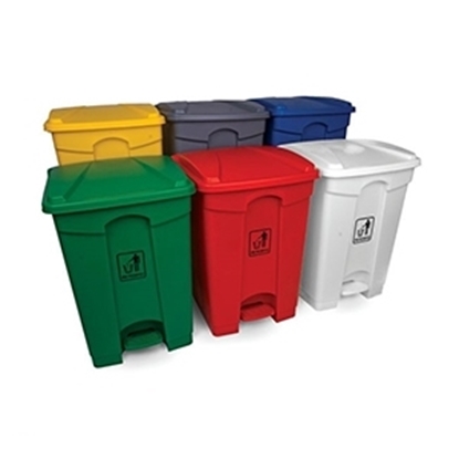 Picture of Polypropylene Pedal Bin 87 Litre Yellow