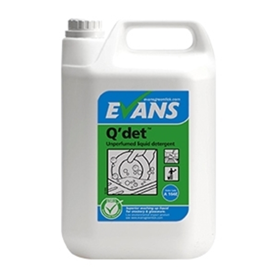 Picture of Evans Q'det™ Unperfumed Washing Up Liquid 5 Litre