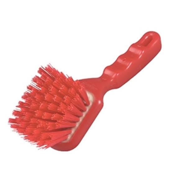 Picture of D4RES Resin Red Stiff Short-Handled Brush 254mm