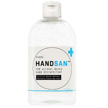 Picture of EVANS HANDSAN 70% ALCOHOL SANITISER (6x500ML)