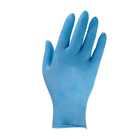 Picture of Hybrid Disposable Glove Blue Powder Free- Extra Large