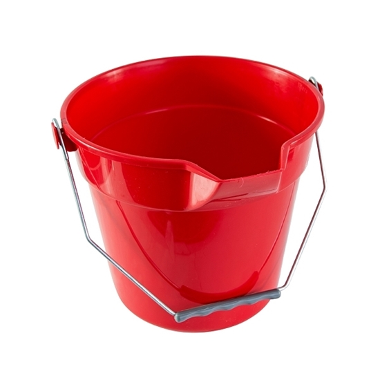 Picture of Round Bucket with Spout 10 Litre- Red