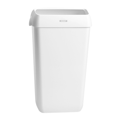 Picture of Katrin Waste Bin with Lid 25 Litre White