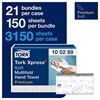 Picture of Tork 100289 H2 Xpress Soft Multifold Hand Towel 2 Ply- White