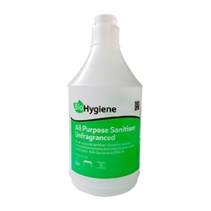 Picture of BioHygiene Printed All Purpose Sanitiser Empty Trigger Spray Bottle