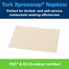 Picture of Tork 12880 N4 Xpressnap® Extra Soft Natural Dispenser Napkin 2 Ply - CLEARANCE SALE