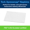 Picture of Tork Xpressnap® N4 Extra Soft White Dispenser Napkin 2 ply - CLEARANCE SALE