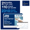 Picture of Tork 100288 H2 Xpress Soft Multifold Hand Towel 2 Ply- White