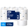 Picture of Tork 110254 T2 Soft Mini Jumbo Toilet Roll Premium 2 Ply White