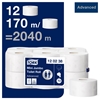 Picture of Tork 120238 T2 Mini Jumbo Toilet Roll Advanced 2 Ply White