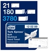 Picture of Tork Xpress 120289 H2 Soft Multifold Hand Towel 2 Ply White