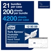 Picture of Tork 129089 H2  Xpress® Flushable MultiFold Hand Towel White 2 Ply - CLEARANCE SALE