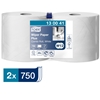 Picture of Tork 130041 W1/W2 Wiping Paper Plus Roll 2 Ply White