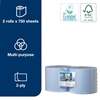 Picture of Tork W1/2 Wiping Paper Plus 2 Ply Blue Roll - CLEARANCE SALE