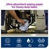 Picture of Tork 130070 W1 Heavy-Duty Wiping Paper 2 Ply Blue Roll