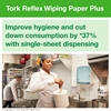 Picture of Tork Reflex™ M4 Wiping Paper Plus 2 Ply White