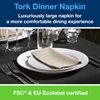 Picture of Tork Natural Environmental Print Dinner Napkin 1/8 Folded - CLEARANCE SALE