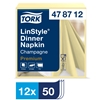 Picture of Tork Linstyle Dinner Napkin 1/8 Folded 1 Ply Premium - CLEARANCE SALE