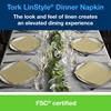 Picture of Tork Linstyle Dinner Napkin 1/8 Folded 1 Ply Premium - CLEARANCE SALE