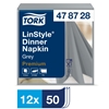 Picture of Tork Premium LinStyle® Grey Dinner Napkin 1/4 Folded 1 Ply