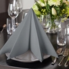 Picture of Tork Premium LinStyle® Grey Dinner Napkin 1/4 Folded 1 Ply