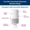 Picture of Tork 558000 M1 Mini Centrefeed Dispenser White