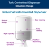 Picture of Tork 559000 M2 Centrefeed Dispenser White