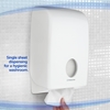 Picture of Aquarius Folded White Hand Towel Dispenser