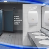 Picture of Aquarius Folded White Hand Towel Dispenser