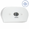 Picture of Kimberly Clark 7186 Scott Control Toilet Tissue Dispenser for Centrefeed Roll- White