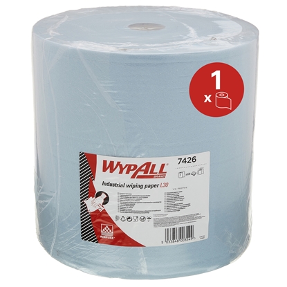 Picture of WypAll L30 Ultra+ Wiper Blue 3 Ply Roll