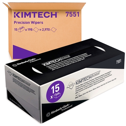 Picture of 7551-201 KIMTECH SCIENCE PRECISION WIPE WHITE 1PLY